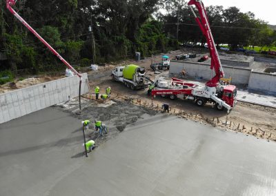 Concrete placing and finishing