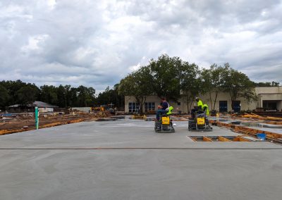 Concrete placing and finishing